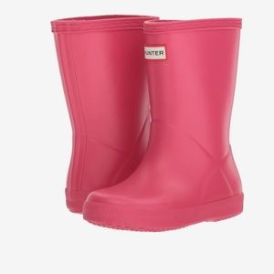 Kids Pink Hunter Rainboots